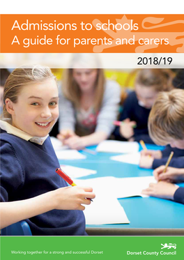 Admissions to Schools a Guide for Parents and Carers 2018/19