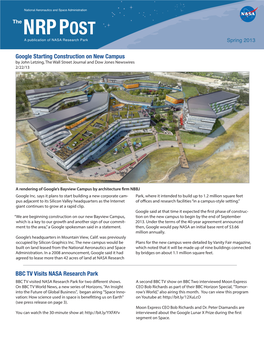 NRP POST a Publication of NASA Research Park Spring 2013