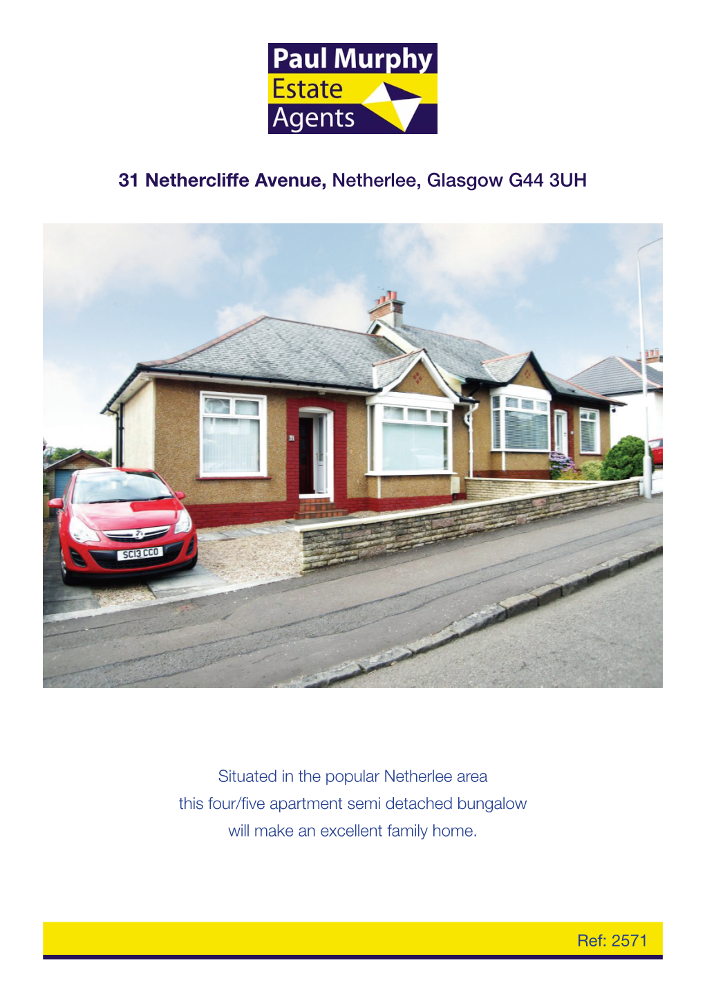 31 Nethercliffe Avenue, Netherlee, Glasgow G44 3UH