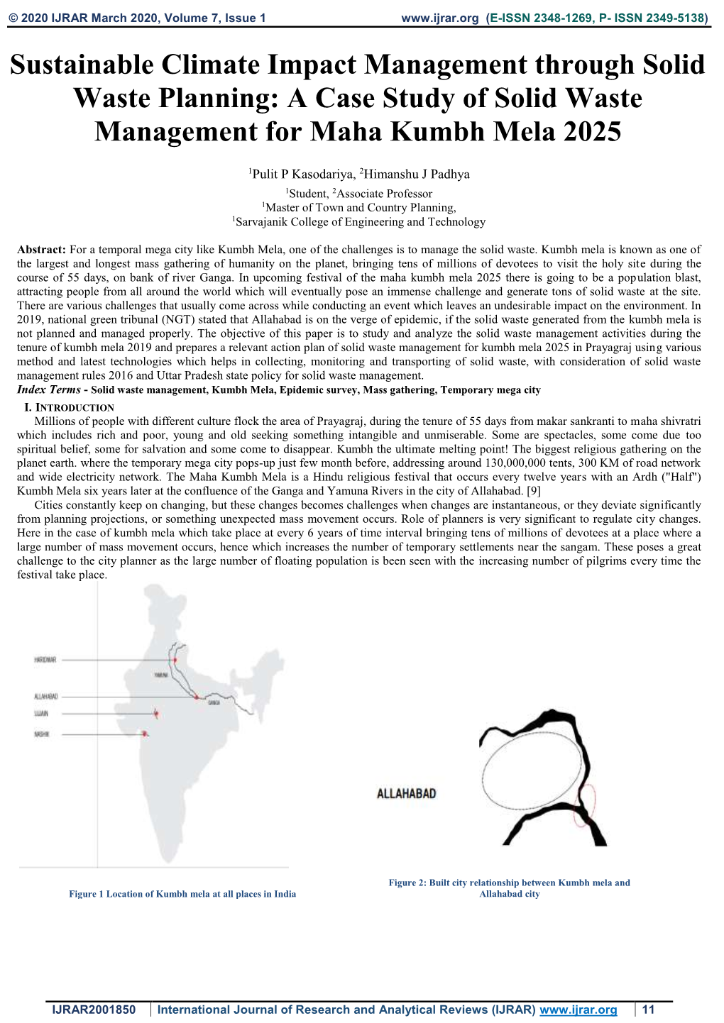 A Case Study of Solid Waste Management for Maha Kumbh Mela 2025