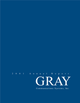 Gray Report 2001.Qxp
