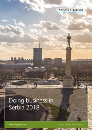 Doing Business in Serbia 2018