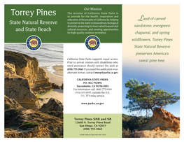 Torrey Pines State Natural Reserve Preserves America’S California State Parks Supports Equal Access