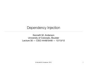 Dependency Injection
