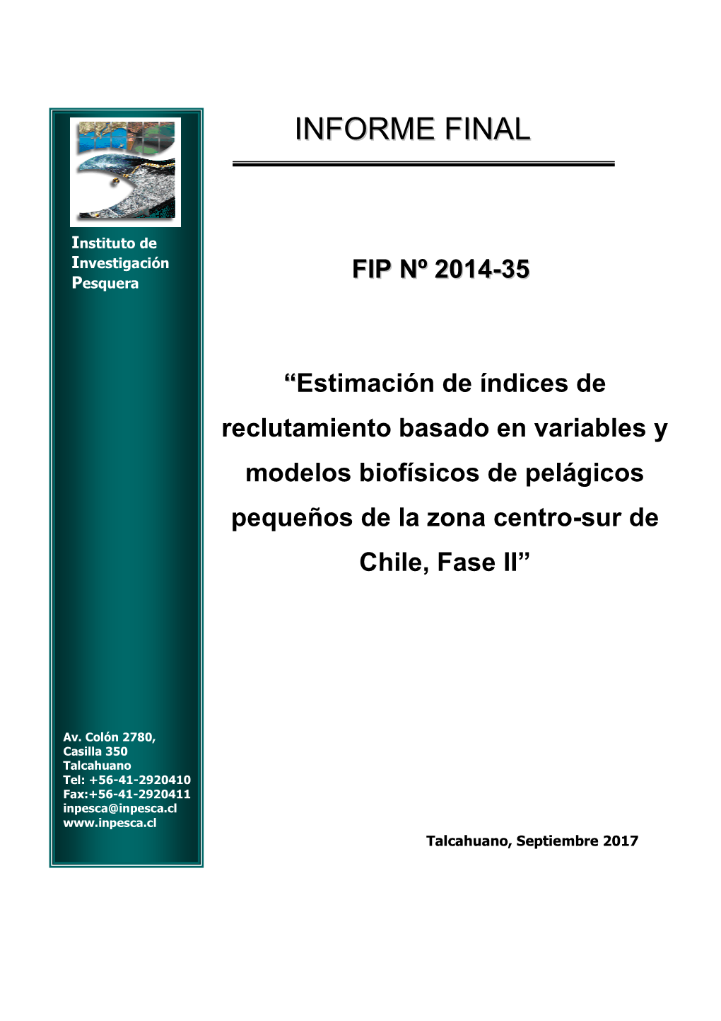 Informe Final FIP 2000-09
