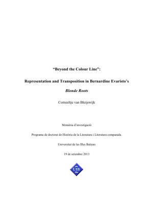 Representation and Transposition in Bernardine Evaristo's Blonde Roots