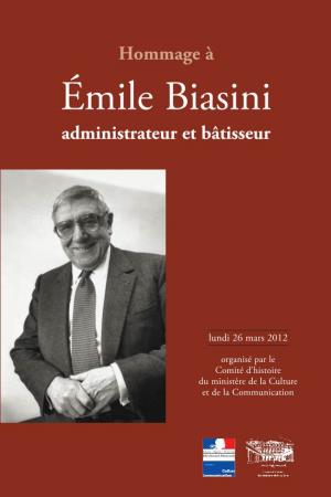 Émile Biasini Administrateur Et Bâtisseur