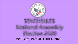 Seychelles National Assembly Election 2020 Results