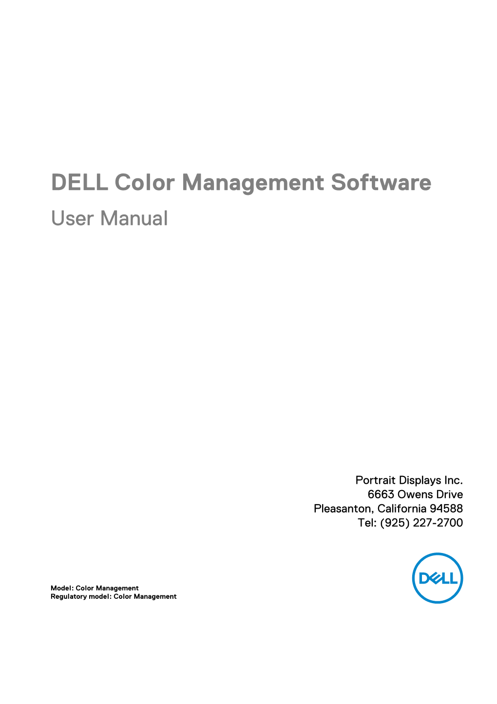 Dell UP3221Q Color Management Software