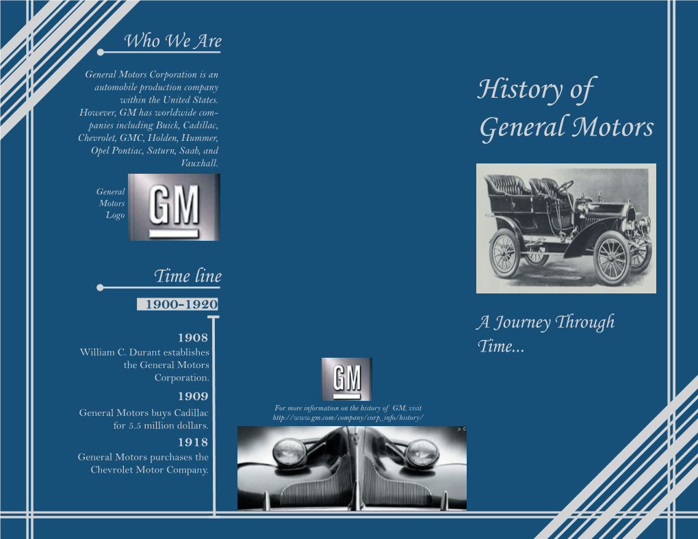 History of General Motors