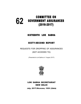 Committee on Government Vernment Vernment Assurances Assurances