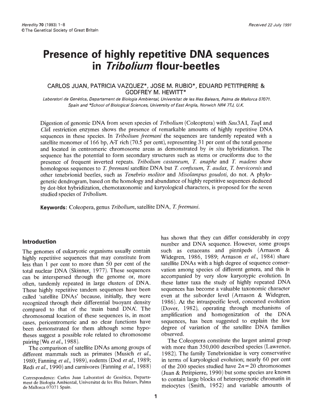 In Tribolium Flour-Beetles