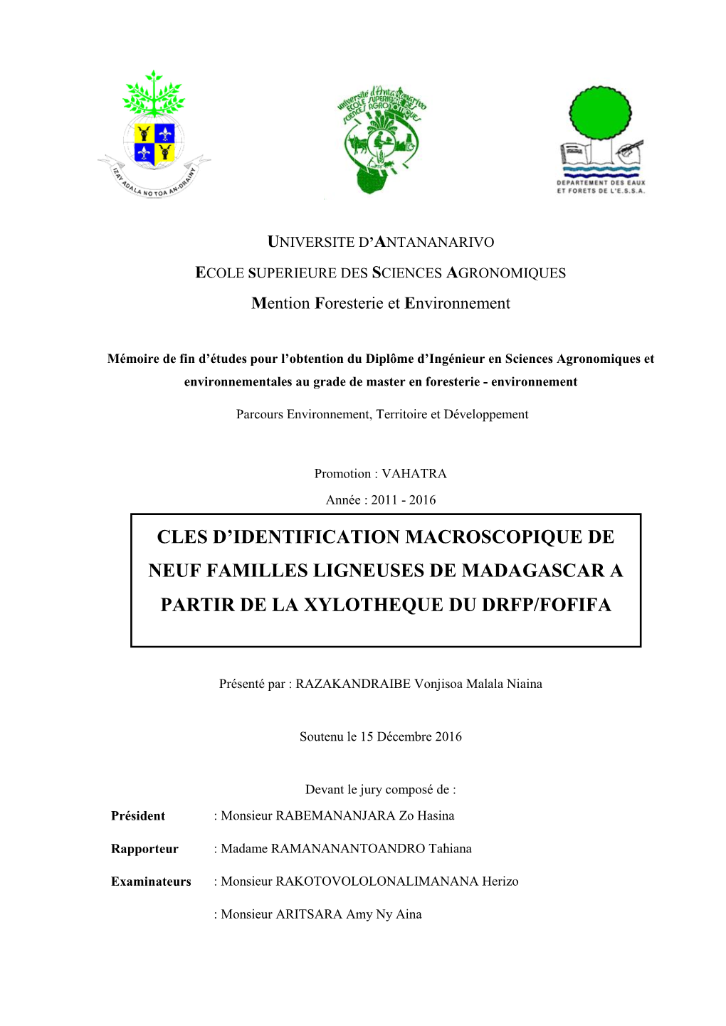 Cles D'identification Macroscopique De Neuf