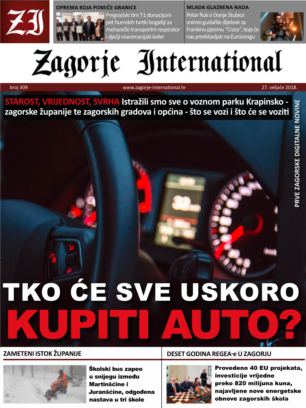 TKO ĆE SVE USKORO KUPITI AUTO? ZAMETENI ISTOK ŽUPANIJE DESET GODINA REGEA-E U ZAGORJU