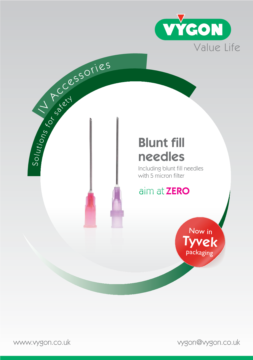 Blunt Fill Needles Tyvek