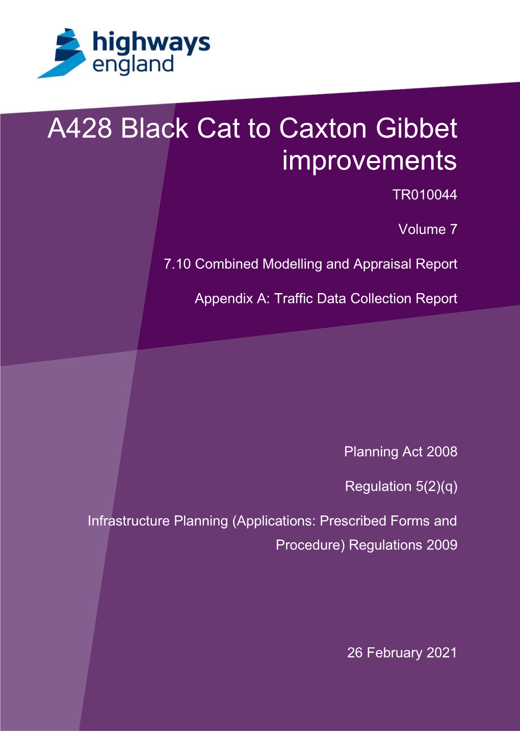 A428 Black Cat to Caxton Gibbet Improvements TR010044