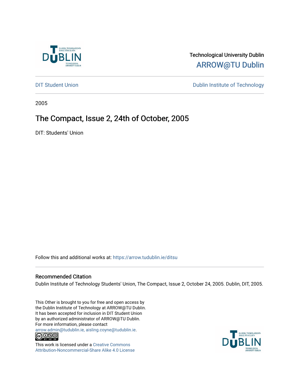 The Compact, Issue 2, 24Th of October, 2005