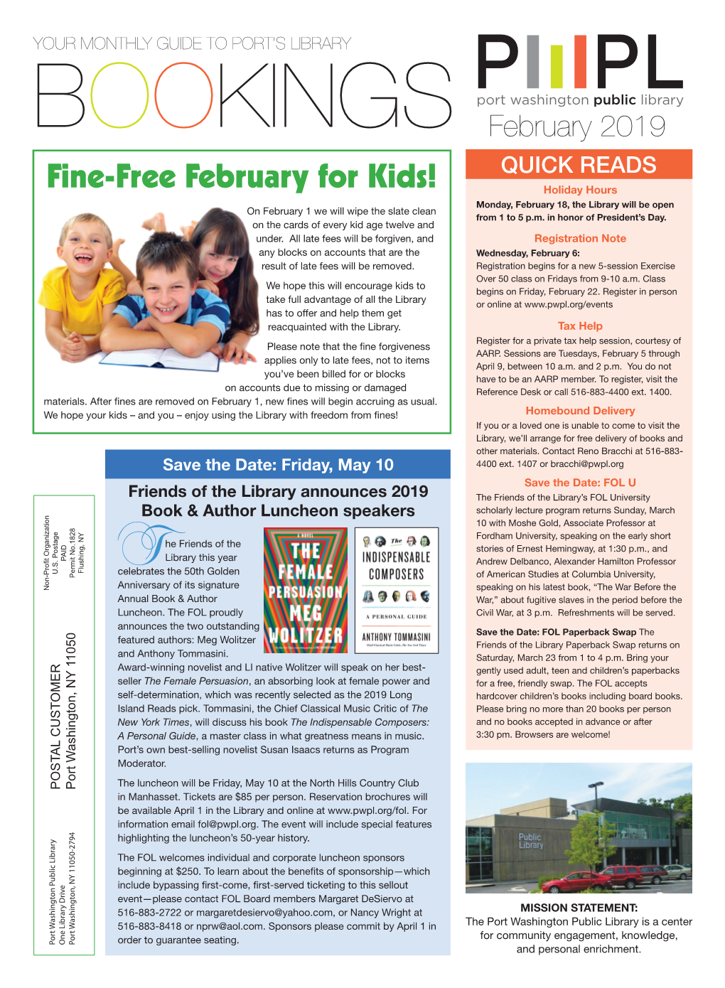 February 2019 Newsletter