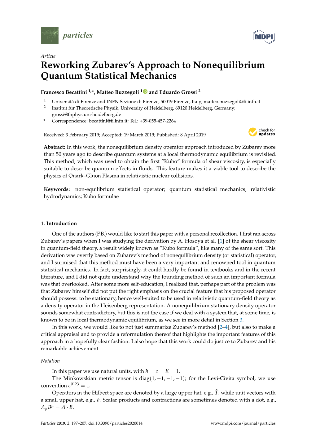 Reworking Zubarev's Approach to Nonequilibrium Quantum Statistical