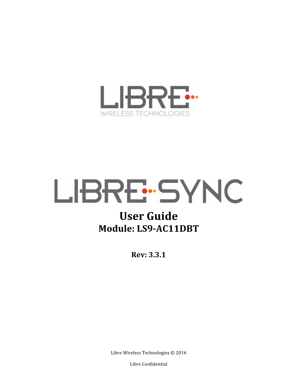 User Guide Module: LS9-AC11DBT