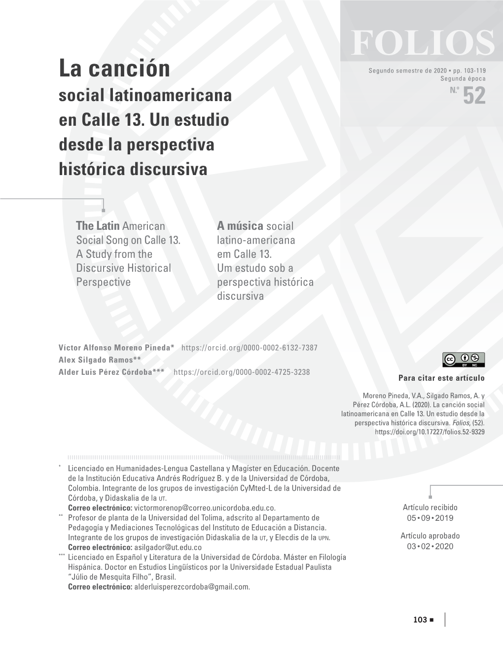 La Canción Segunda Época Social Latinoamericana N.º 52 En Calle 13