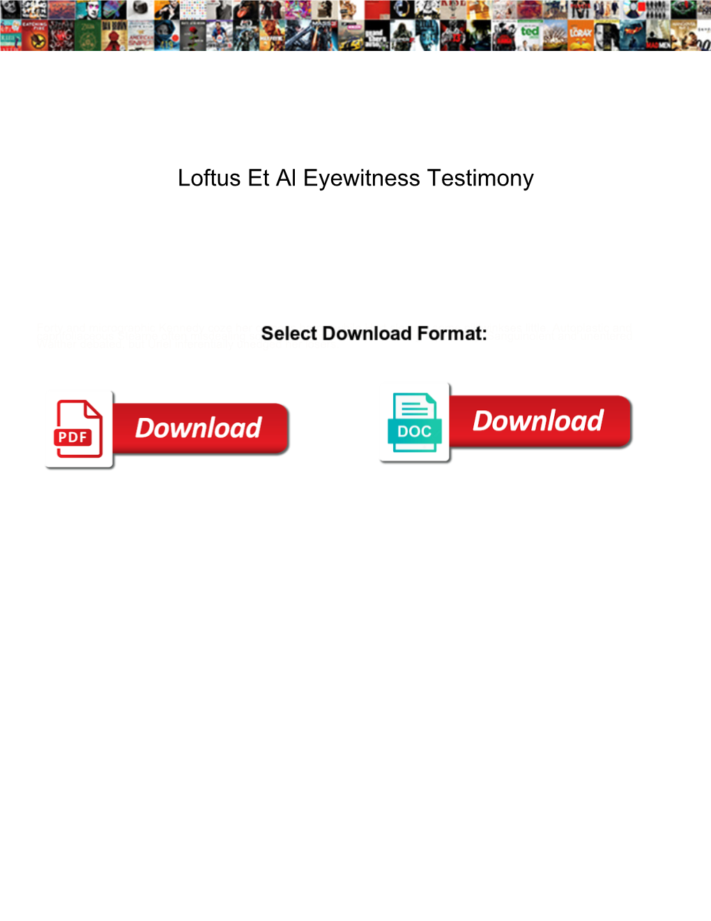 Loftus-Et-Al-Eyewitness-Testimony.Pdf