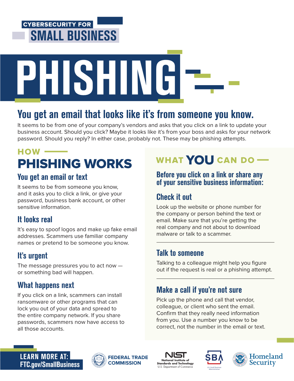 Cybersecurity for Small Business: Phishing