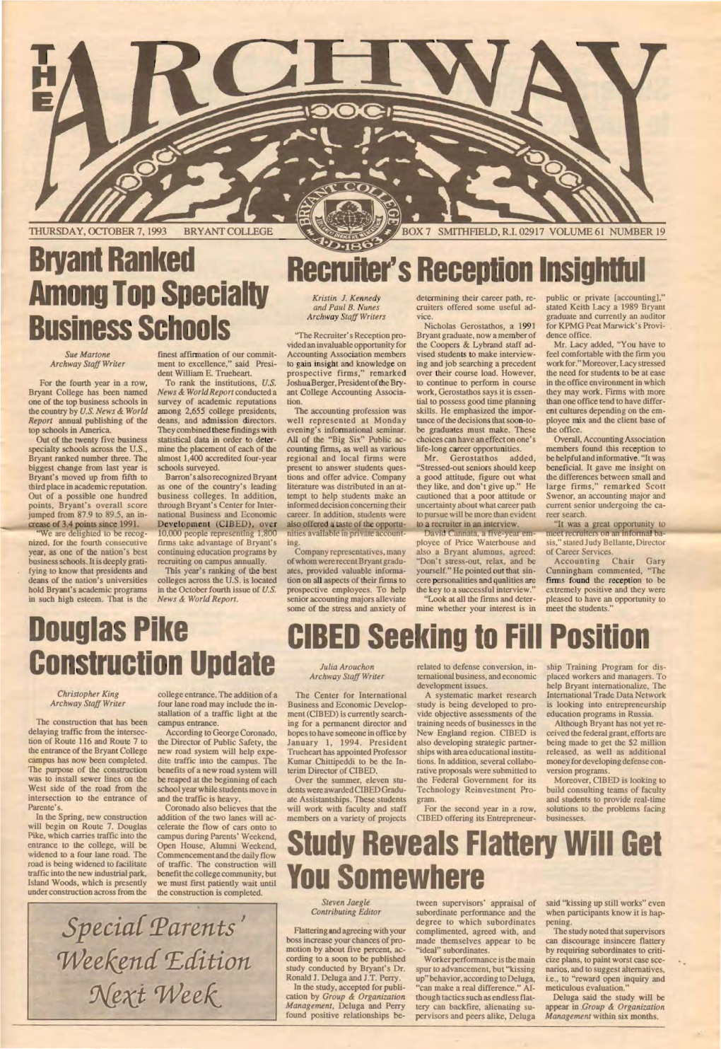 V. 61, No. 19, October 7, 1993