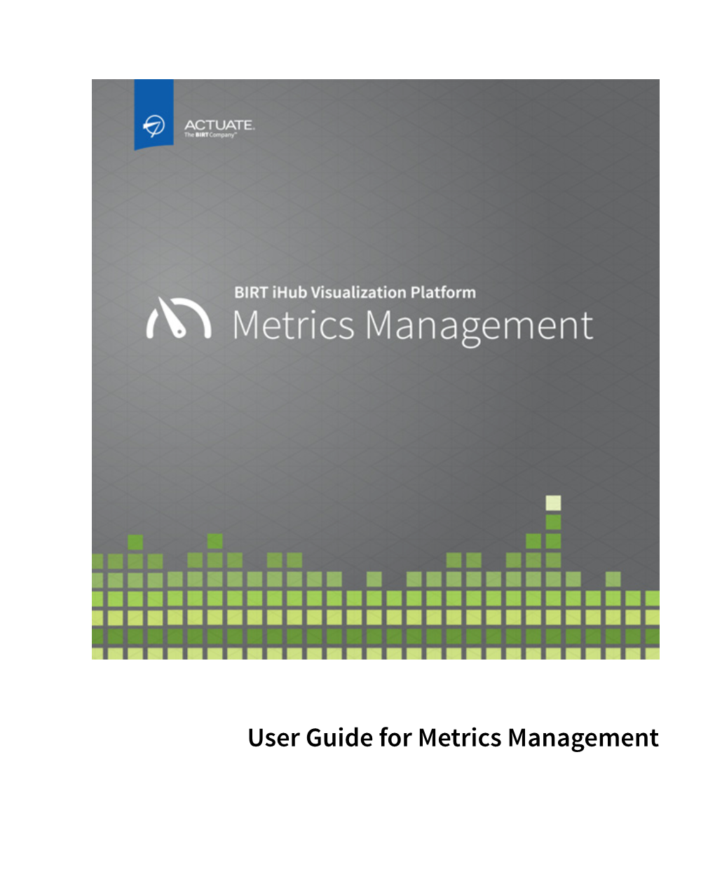 User Guide for Metrics Management Information in This Document Is Subject to Change Without Notice