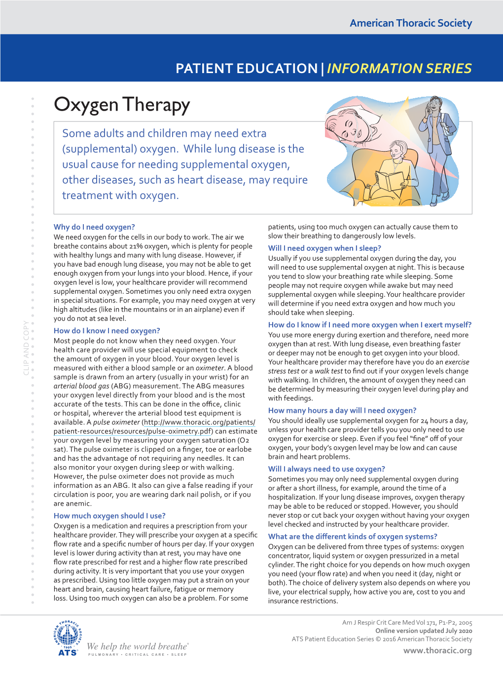 Oxygen Therapy Some Adults and Children May Need Extra (Supplemental) Oxygen