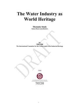 The Water Industry As World Heritage