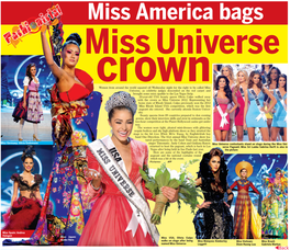 Miss America Bags Miss Universe Crown