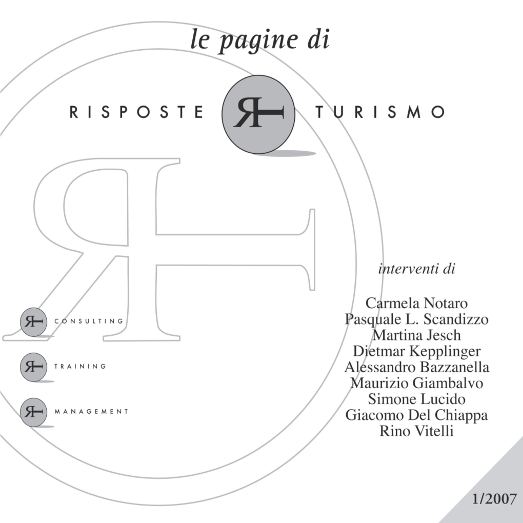 Risposte E Turismo 1-2007.Indd