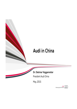 Audi in China
