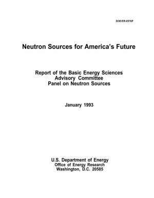 Neutron Sources for America's Future