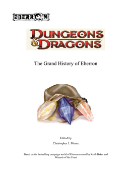 The Grand History of Eberron
