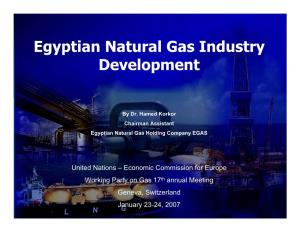Egyptian Natural Gas Industry Development