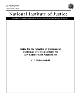 National Institute of Justice (NIJ), U.S