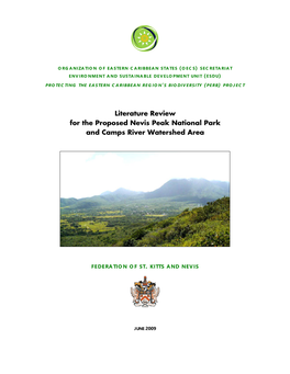 Nevis Peak National Park and Camps River Protected Area Literature