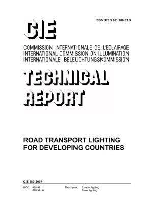 Road Transport Lighting for Developing Countries