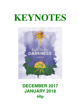 December/January Keynotes