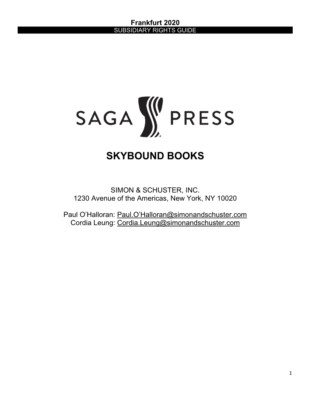 Skybound Books