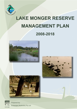 Lake Monger Reserve Management Plan 2008-2018