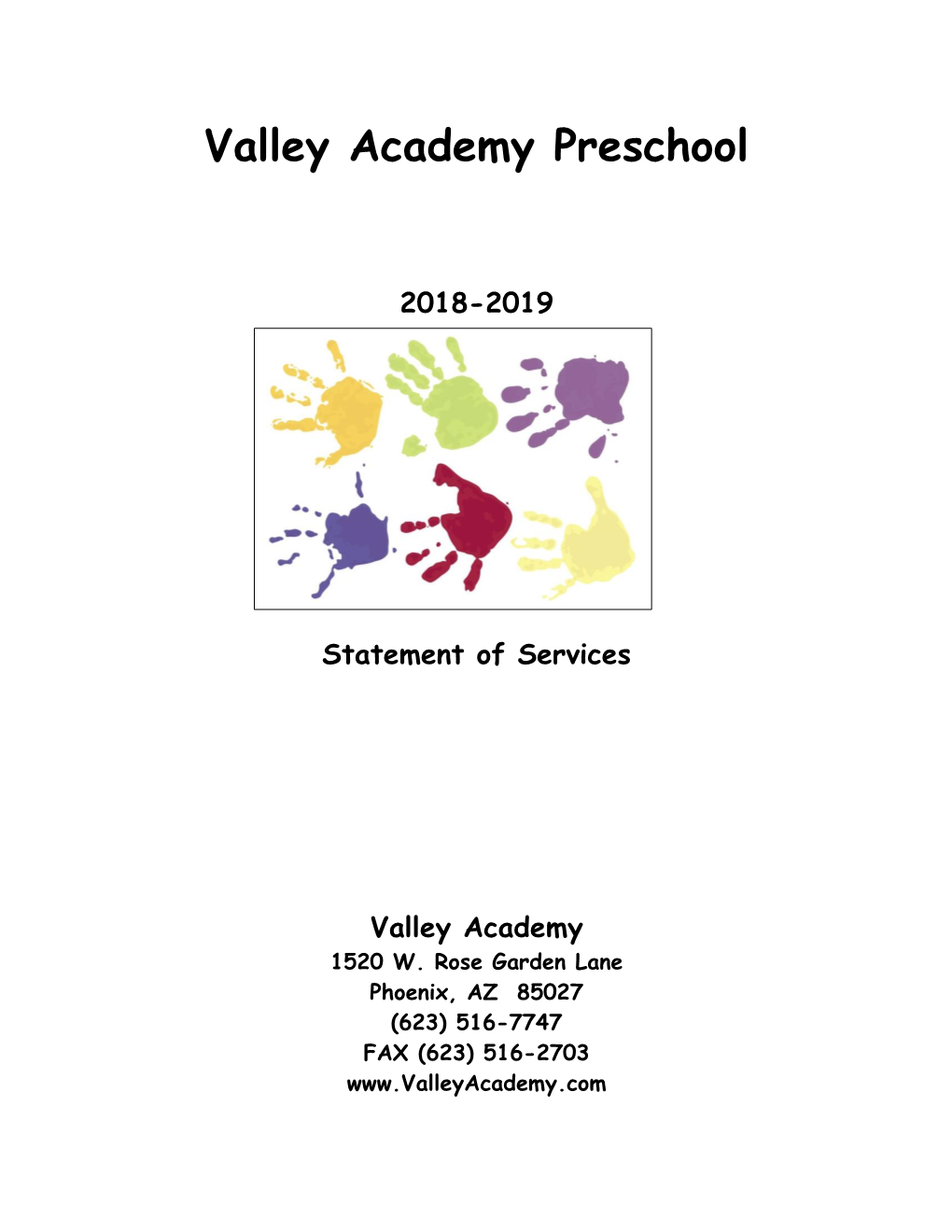 Valley Academy Preschool