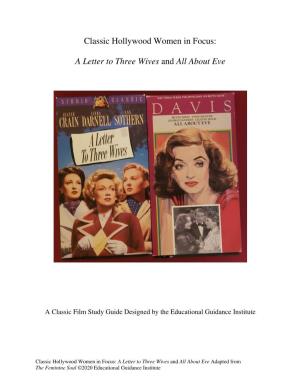 A Letter to Three Wives and All About Eve