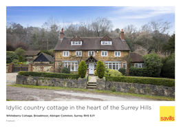 Idyllic Country Cottage in the Heart of the Surrey Hills