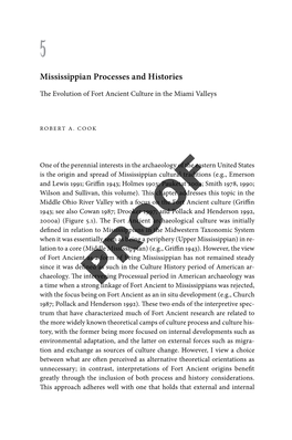 Mississippian Processes and Histories
