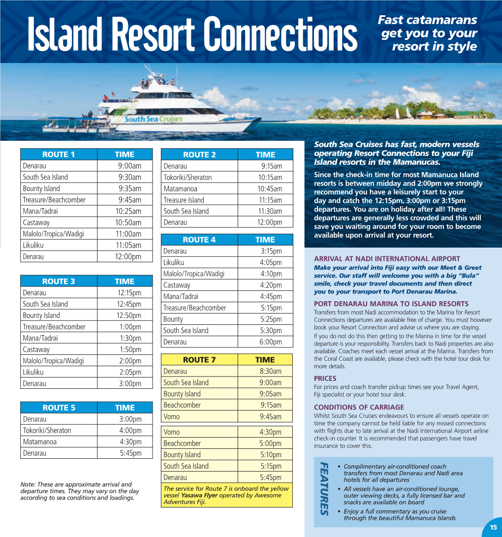 Island Resort Connections