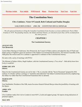 The Constitution Story