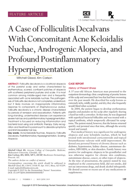 A Case of Folliculitis Decalvans with Concomitant Acne Keloidalis